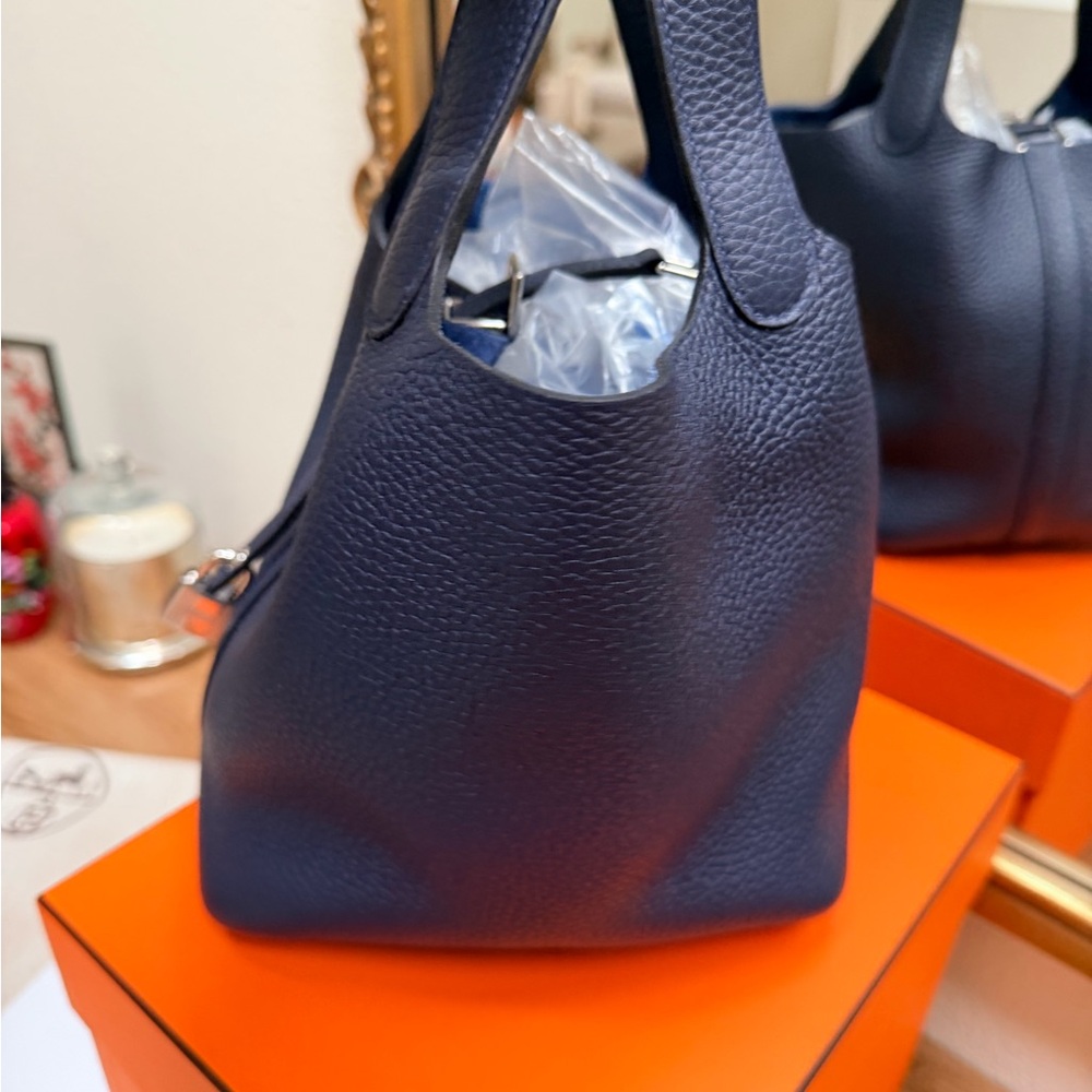 Hermes Picotin 18 Blue Nuit - Picture 3 of 9